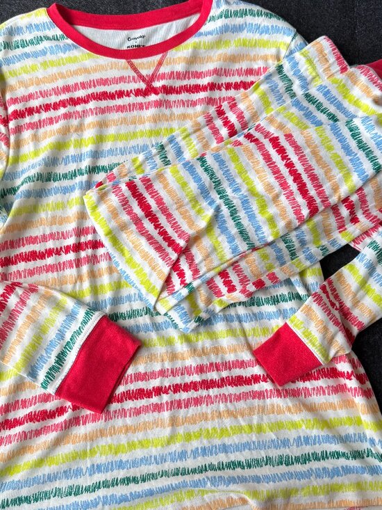 Crayola Other - Crayola x Kohl’s Colorful Stripe Pajama Set Size M